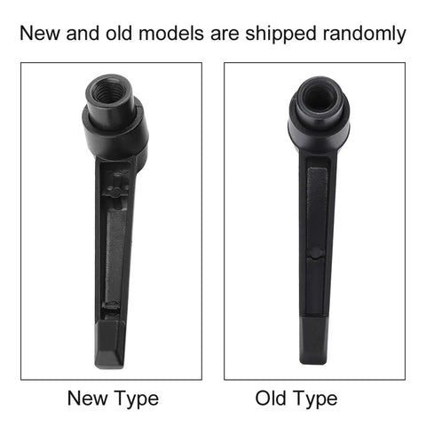 4 Pack Premium Heavy Duty Stainless Steel Clamping Lever Handles With M6 Female Threads And Smooth Twist Knobs comparison of new and old types
