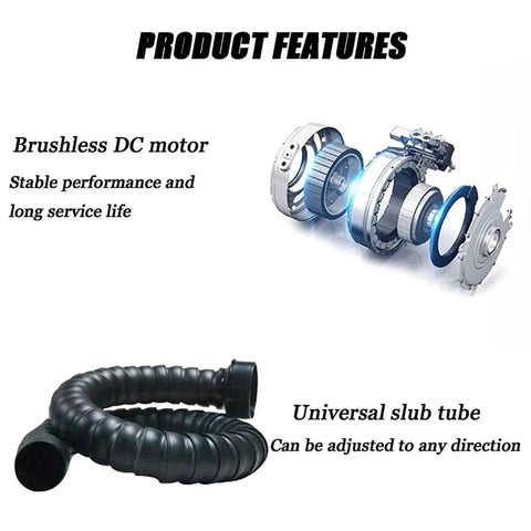Product features of Welding Fume Extractor For Soldering And Welding With Triple Filtration, low noise motor and flexible tube