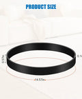 Two Pack Heavy Duty Vacuum Belts For PowerForce Helix And CleanView Rewind Upright Bagless Vacuums Fits Models 3313 3332 3334 3335 3533 3534 3536 3674 3675 3676 36762 Part 3031120 Style 7 9 10 12 14 Durable And Easy Install, black belt 14.57in x 0.57in