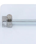 Close-up of Heavy Duty Stainless Steel PCB Holder And Fixture Clamp for small circuit boards, showing clamp mechanism.