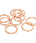 9 Piece Copper Washer Kit With M18 Copper Washers Sealing Rings And Crush Washers 18Mm ID 24Mm OD One Point Five Mm Thick pictured