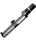 FSK80 Linear Module With 15mm Double Guide Rails Ball Screw Stage For CNC Machines, shown at an angle highlighting the rails and motor.