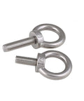 Stainless Steel Shoulder Eye Bolt For Lifting, Heavy Duty Hardware Kit With Nut, M3 Through M20 Metric Range, corrosion resistant view