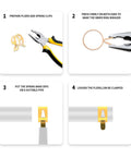 Step-by-step guide to using 60 Piece Hose Clamp Kit With 6 Sizes For Fuel Lines Vacuum Lines Silicone Tubing Hoses And Water Lines