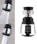 360 Degree Swivel Tap Aerator Diffuser With Dual Spray For Kitchen Sink Faucets M22 And M24 Threads, Water Saving, No Fuss Pack Of 2