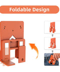 Foldable Two In One 35mm Concealed Hinge Jig With Magnetic Positioning Stopper And Gap Adjuster For Cabinets, easy portability.