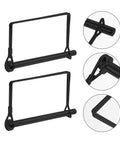 8 Pack 1/4 x 4 Inch Trailer Hitch Pins Black Heavy Duty Steel With Zinc Coating Rust Resistant Quick Release Lock Pins For Couplers And Tow Hitch Hardware Built Tough For Any Weather, black hitch pin set