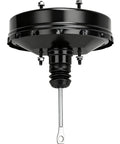 Heavy Duty Vacuum Power Brake Booster Straight Bolt Up For 1985 To 1991 Chevrolet Corvette, featuring black finish and pushrod