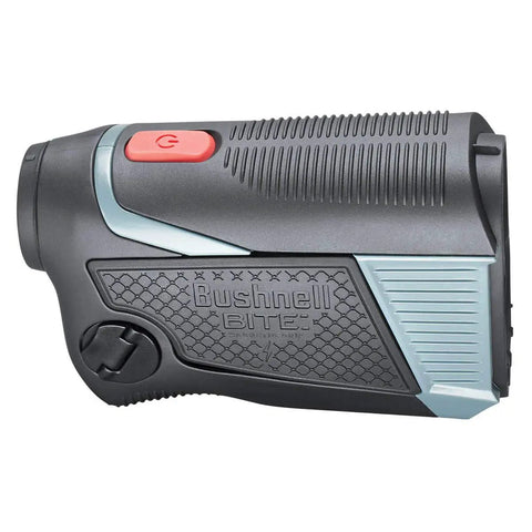 Dead Nuts Accurate Golf Laser Rangefinder With Pin Seeker Visual Jolt 6X Magnification Magnetic Cart Mount Premium Carry Case For Slam Dunk Fairway Precision Black Gray Design