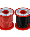 14 Gauge Silicone Wire Spool Red And Black 25ft Flexible 14 AWG Stranded Tinned Copper Wire Ultra Flex Low Impedance
