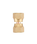 Two Pack Brass 1/4 Inch Female Flare Swivel Adapter Kit For Plumbing, Must Have Swivel Nut Flare Tube Fitting Valve Connector, Durable Solid Brass, Leak Proof, Easy Install, High Pressure Compatible; brass flare fitting