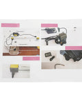 High Quality Manual Plastic Sheet Bender For Acrylic Pvc showing setup components like pump, pipes, thermostat, and thermometer.