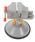 360 Degree Swivel Bench Vise With Quick Release Table Clamp For Metalworking And DIY Projects Portable Workbench Vise