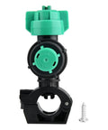 Adjustable Angled Sprayed Nozzle Set For Crop Irrigation, 10 Pieces External Thread Leakproof Design, black and green anti drip sprayer