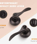 10 Pack Exterior Door Handle Lockset With Keyed Alike And Combo Keys In Oil Rubbed Bronze Vintage Bronze Exterior Door Lever Front Doorknob