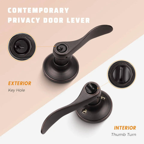 10 Pack Exterior Door Handle Lockset With Keyed Alike And Combo Keys In Oil Rubbed Bronze Vintage Bronze Exterior Door Lever Front Doorknob