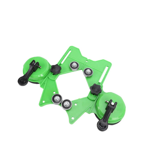 Jiawu 16 Piece Hole Saw Kit For Tiles Drilling Heavy Duty Metal Wood Plastic Glass Ceramic And Stone With Fast Bit Installation And Long Lasting Durability For Home Renovation Or Serious DIY Projects That Need Big Holes Made Quick And Clean. green suction guide for tile hole drilling