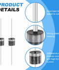 Beefy 6A 1000V Rectifier Diode In R6 Package For Chargers Power Adapters Inverters Motor Drives Industrial Power Supplies And Solar Or UPS Systems With High Current Handling And Reliable Rectification. Axial lead diode with plastic housing