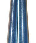 Heavy Duty Galvanized Steel Gravity Conveyor Rollers 22 Inch By With 1.5 In Diameter Ball Bearing showing top view of 2 rollers.