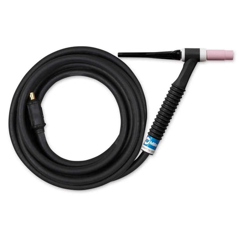 Handheld Air Cooled TIG Torch Kit A-150 With Diamond Grip Head, 25mm Dinse, 12.5 Ft Rubber Cable WP1712RDI25 for welding projects