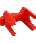 Heavy Duty Ball Valve Lockout Built Legit Industrial Grade To Secure Pipes Fast Featuring Smooth Universal Adjustments Flame Retardant Housing And No Sweat Setup For Total Job Site Safety - Red plastic design.
