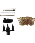 All-In-One Floor Repair Kit With 250 Screws And Alignment Tools for wood, vinyl, and carpet floors, no more squeaks and noise.