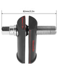 Heavy Duty Universal Bearing Race Removal Tool Kit for Motorcycles and Small Bearings, metal tool with measurements shown.