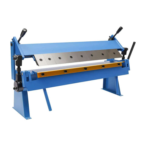 24 Inch Pan And Box Metal Brake With Removable Fingers For Sheet Metal Bending And Fabrication Industrial Grade Heavy Duty Bender