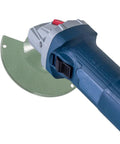 Must Have Grinder Safety Guard For Angle Grinders Durable Iron Bench Shield Kit With Easy Install shown attached to blue grinder