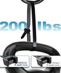 Heavy Hitting 30 Inch Black Zip Ties With 200 Lbs Grip featured, showing locking mechanism and high tensile strength.