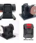 Hot New 18V Lithium Battery Grinding Machine With Double Wheels for Coarse and Fine Tasks Lightweight Portable Bench Grinder Tool.