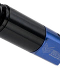 Wolverine Inferno Gen 2 Premium Edition HPA Airsoft Unit in blue CNC aluminum with center lined nozzle