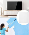 Top Shelf 12X12 Inch Drywall Access Panel With No Sweat Quick Setup And Paintable White Finish For Indoors Or Outdoors Dang Tough ABS Wall Hole Cover installed in a home.