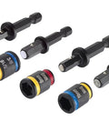 C-Rhex Cleanable Magnetic Hex Driver Set, Reversible 2-Inch Shank, 4-Piece Kit With A Full Range Of Hex Sizes From 1/4 To 3/8 Inch