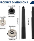 Dimensions of Gimbal Bearing Installer And Engine Alignment Tool For Mercruiser Alpha 1 MR Bravo OMC Cobra Volvo Outdrives Kit parts