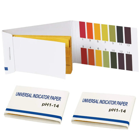 All In One 160 Strips pH Test Paper Kit 1 To 14 Color Coded Litmus Strips For Water Cosmetics And Soil with color guide card