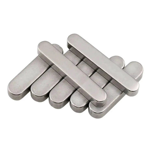 Stainless Steel Square And Rectangular Keys Set 10 Pieces Dowel Pin Parallel Key Shaft Drive Flat Keys Visible