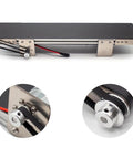 Adjustable Speed Automatic Belt Conveyor With Forward Reverse Switch And Heavy Duty Pvc Belt showing motorized components and durable construction.
