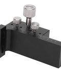 Ultra Precise Linear Stage Manual Sliding Table Made From Lightweight Aluminum Alloy ZDTLS80 side view with adjustment knobs