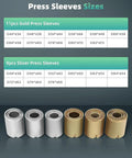Sizes of 20 adjustable sleeves in the All-in-One Universal Press And Pull Sleeve Kit for cars, vans, trucks engines.