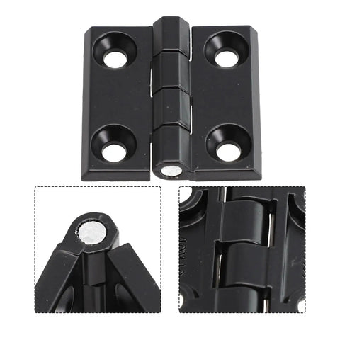 Heavy Duty Zinc Alloy Butt Hinges In Black For Doors Cabinets And Furniture Boxes 40, 50, And 60mm Sizes Durable Metal Backflap Shed Hinge