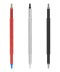 Pro Grade Stainless Steel Watch Hand Setting Tool Set 3 Pieces With Plastic End Pusher Tips For Scratch Free Dial And Precise Pointer Adjustment