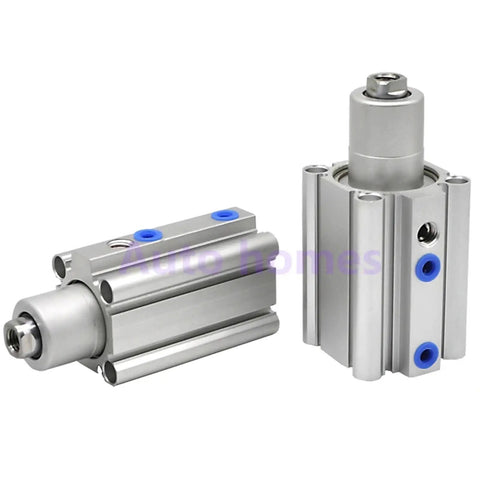 Rock Solid Double Acting Pneumatic Rotary Air Cylinder MKB Series 12mm Bore 20mm Stroke with smooth pivot clamp design.