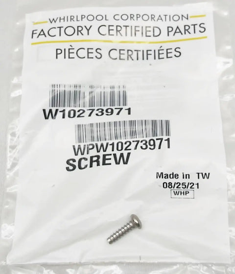 Beefy Heavy Duty Front Load Washer Lid Latch Screw Replacement, Durable Metal Mounting Screw, Easy Install, OEM Sealed Pack, Front Load Washer Hardware EA260519