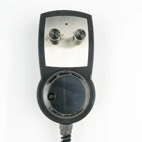 Six Axis MPG Pendant Handwheel Kit With Emergency Stop For CNC Machines Electronic Handwheel Controller Precise Durable Plug And Play One Color Finish top view