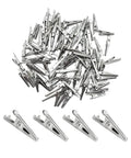 28mm Mini Metal Alligator Clips Pack Of 100 For DIY Projects Home And Automotive Use Durable Metal Gripping Clips Ideal For Crafting Electrical Work And Quick Fixes For Hobbyists And Pros