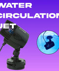 High Flow Water Circulation Pump For Ice Pod And Long Pod Keeps Cold Plunge Water Extra Cold With 2600 GPH, shown in pool.