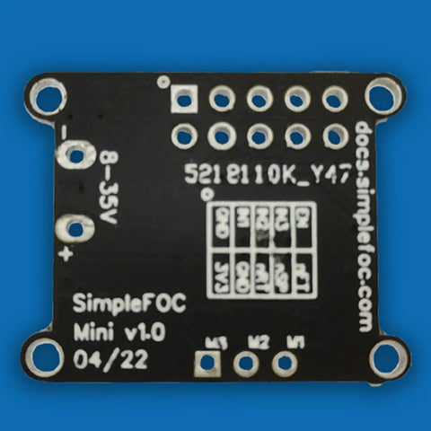 Three Phase Brushless DC Motor Driver Board With DRV8313 For FOC Control SVPWM SPWM Ready SimpleFOCMini rear view