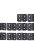 10 Pack Nylon Folding Hinges For Electric Boxes And Cabinets Heavy Duty Plastic Butt Hinge For Welding Machines Industrial Doors