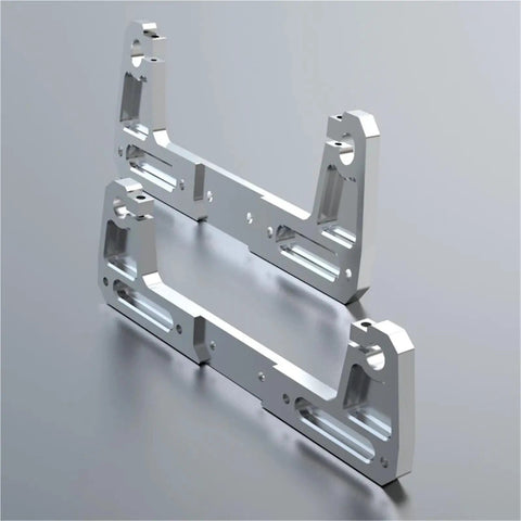 Upgrade Your 3D Printer Rig With This Heavy Duty All Metal CNC Machined Z Axis Bracket Compatible With Vzbots Vz330, silver CNC machined